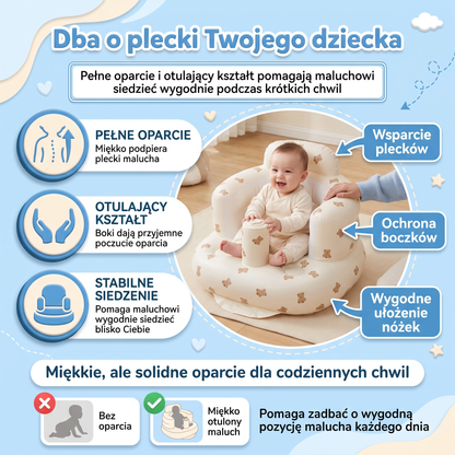 Dmuchane siedzisko dla malucha