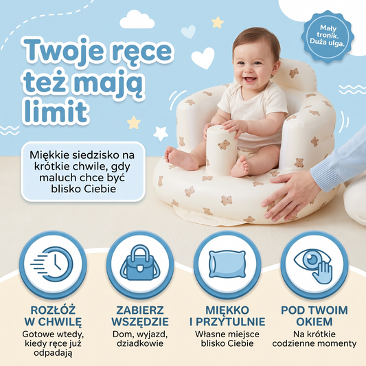 Dmuchane siedzisko dla malucha