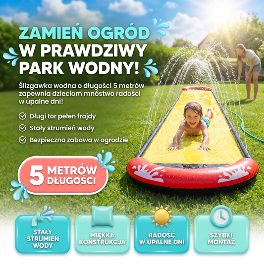Wodogrzmot - ślizgawka wodna dla dzieci
